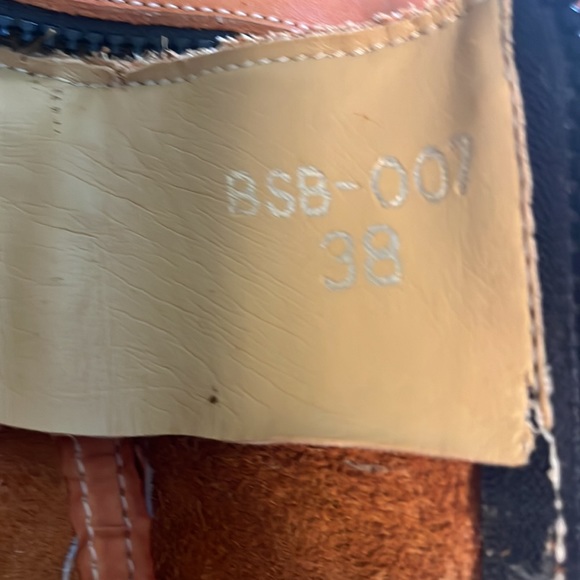 Vintage Cognac leather cowboy boots - Picture 13 of 16